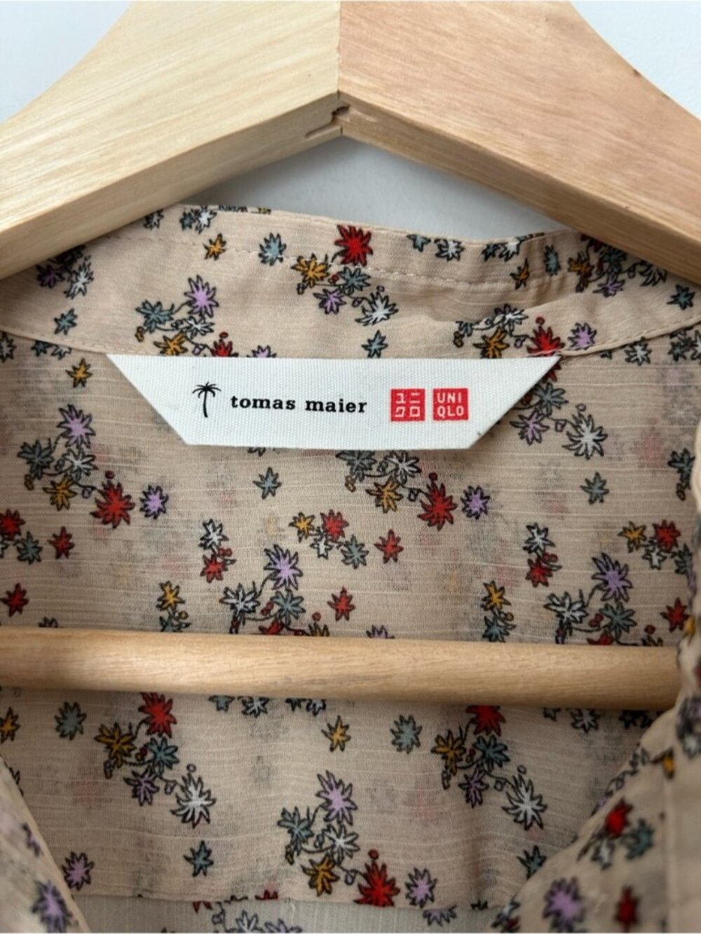 Uniqlo Tomas Maier Chiffon Printed Midi Dress - Picture 7 of 8
